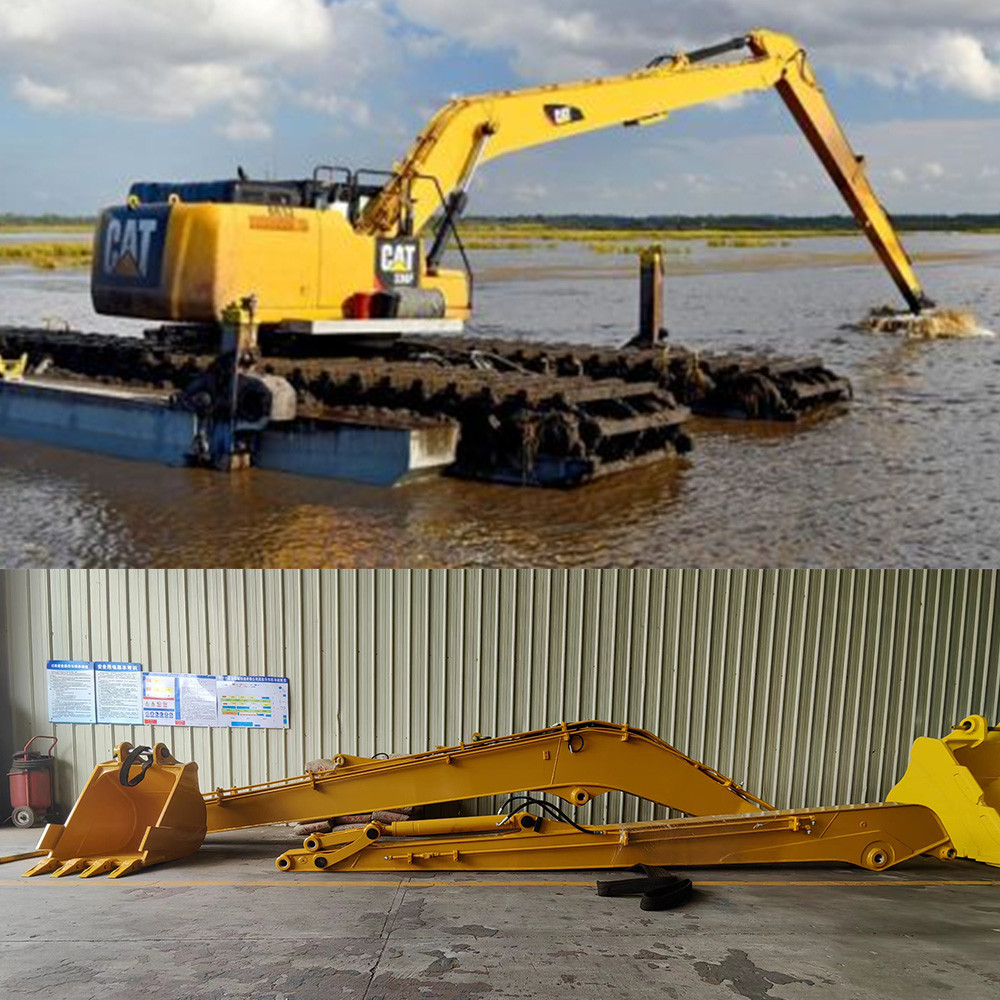 CE Certification 20m Excavator Long Boom Arm Q355B Q690D With Bucket