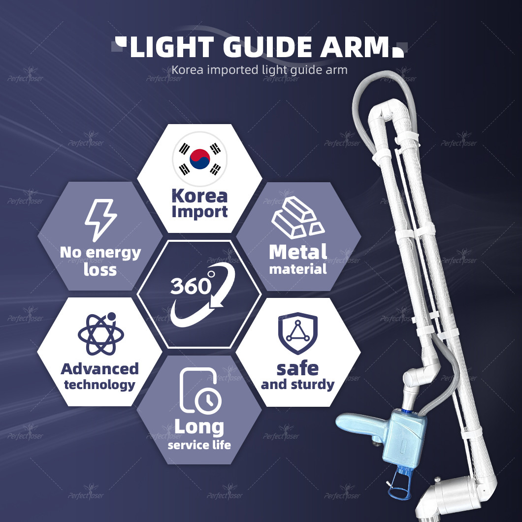 Light Guide System Co2 Laser Shock Wave Machine 7 Articulated Arms And Pulse Width 0.1ms-100ms