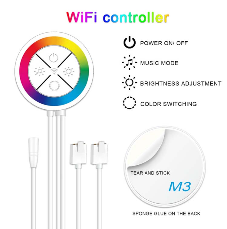 Smd5050 Dreamcolor LED Strip Lights Voice Control Ws2812 2811