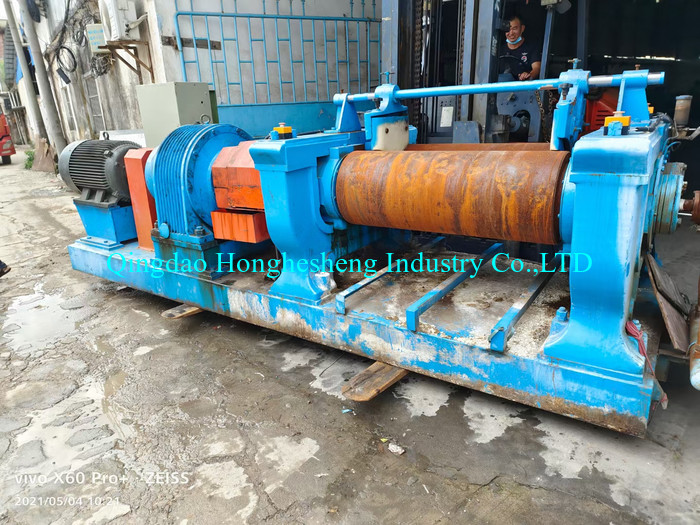 5.5KW Dia 160mm Silicone Rubber Open Mixing Mill Second Hand Rolling Mill