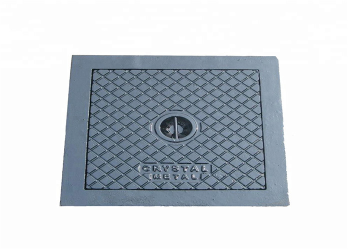 Square Cast Iron Heavy Duty Manhole Covers Corrosion Resistance For Side Walk