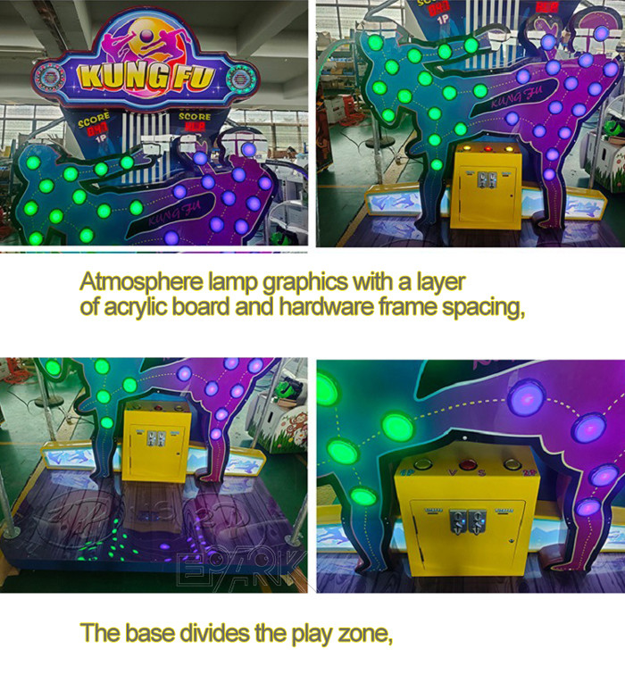 Kungfu Arcade Ticket Lottery Redemption Prize Game Machine Hit Bean Game Machines