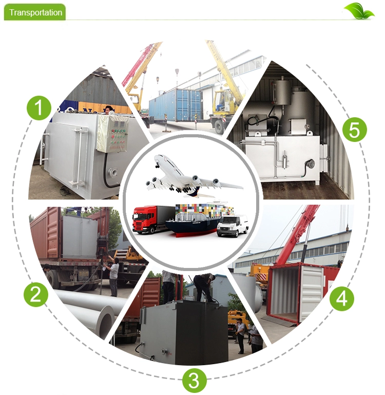 Engine-Powered Smokeless Cremation Machine with Video Outgoing-Inspection Provided