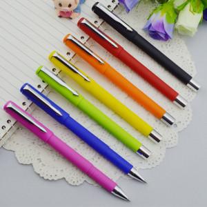 Gel pen,Promotional gel-ink pen with cap,black rubber gel-ink pen with metal