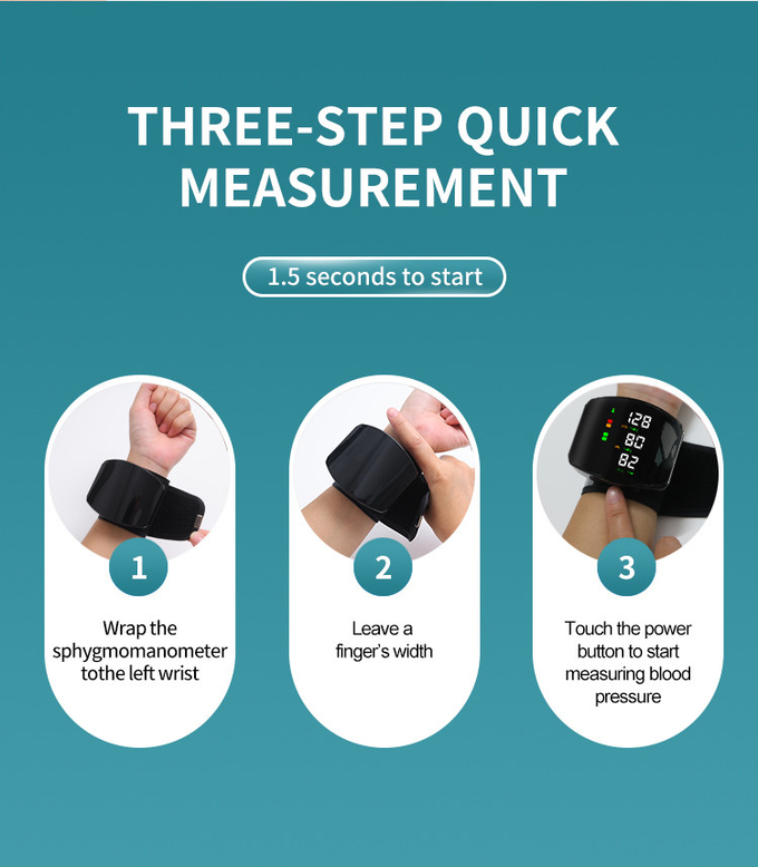 Portable, Large-Sized LCD Digital Display With Voice Prompt Function For Blood Pressure Monitoring