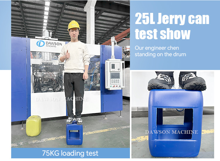20L 25L Plastic Jerry Can Lubricant Oil Barrel Extrusion Blow Molding Machine