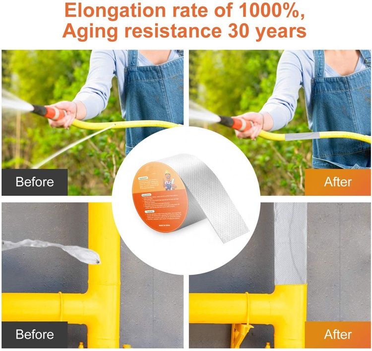 Traditional Design Butyl Waterproof Tape for Construction 10cmX5mX5m Projects