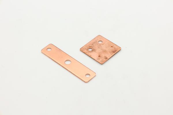New energy copper stamping parts connect copper aluminum composite bars and fuse