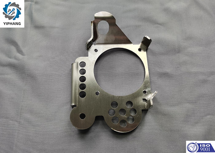 Sandblasting / Chroming Sheet Metal Wall Mount Shelf Support Bracket RoHS Compliant