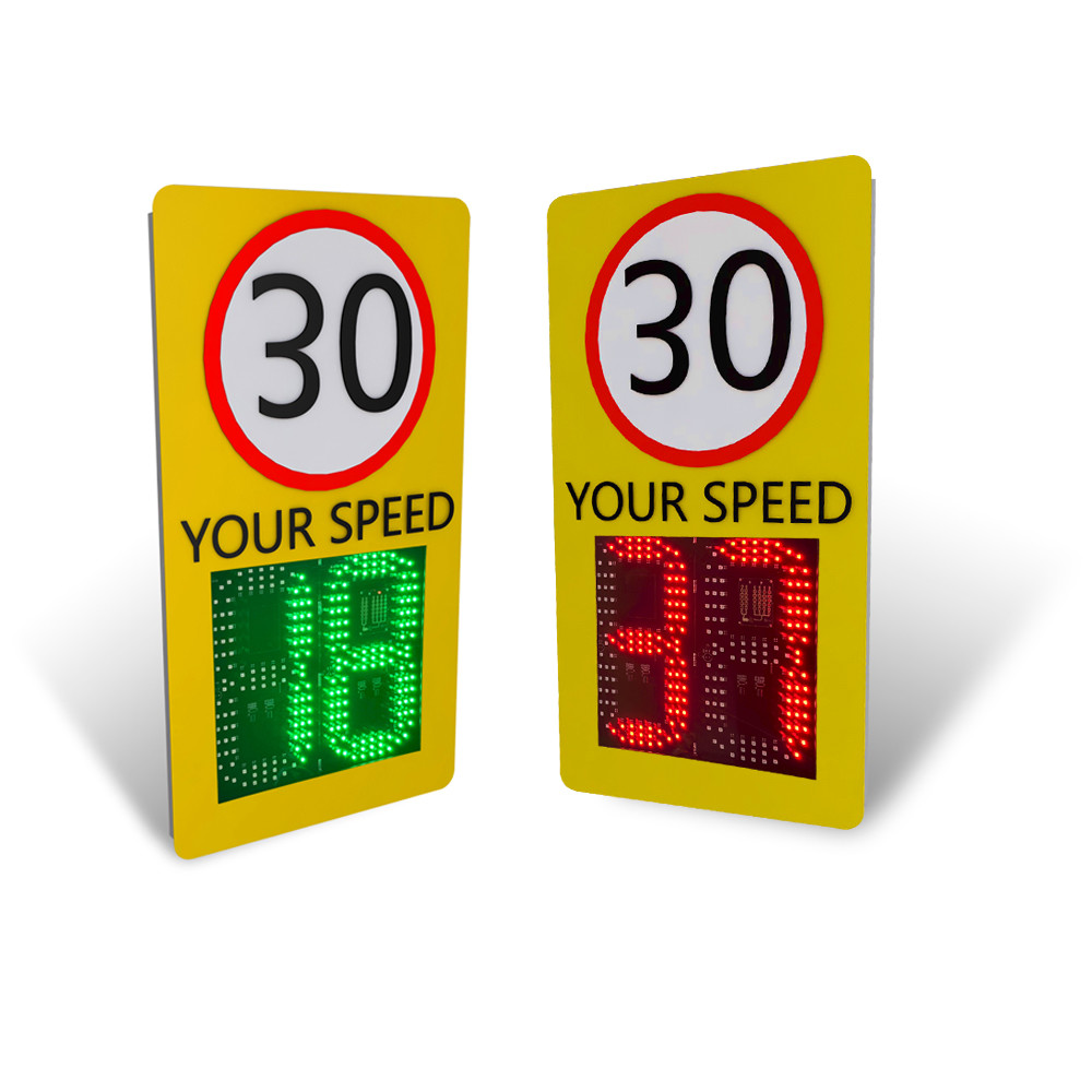 Traffic Sign Reflective Highway Solar Electric Warning Speed Radar Limited