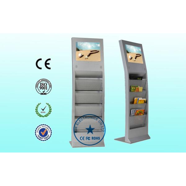 Quality 17" Full HD Advertising Digital Signge Display With Newspaper Rack for sale