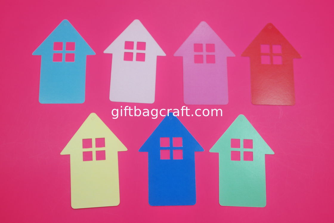 art paper tag kraft paper hang tag customize shape size and any color