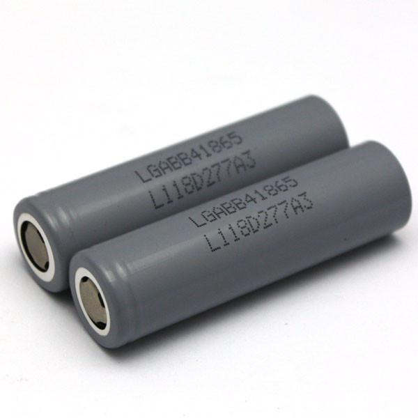 Genuine LG battery 3.7V 2600mAh 18650 rechargeable li-ion battery
