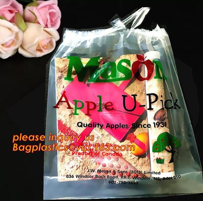 Biodegradable Environment friendly LDPE Plastic bags with DRAWSTRING closure bags, backpack, drawtape bag, essentials