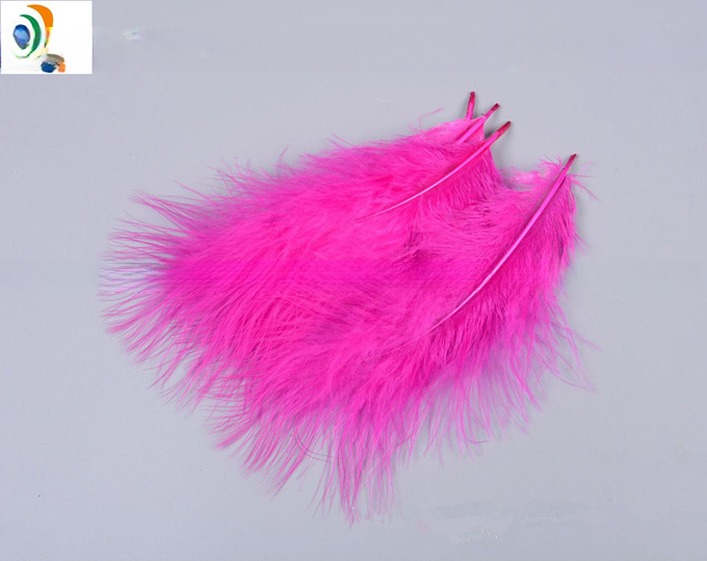 Decoration Colored Millinery Feather Loose Large Maraoub Feather OEM ODM
