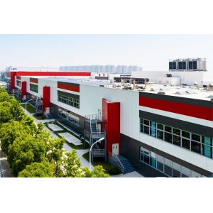 Environment Friendly Steel Structure Warehouse With Rigid Frame Design