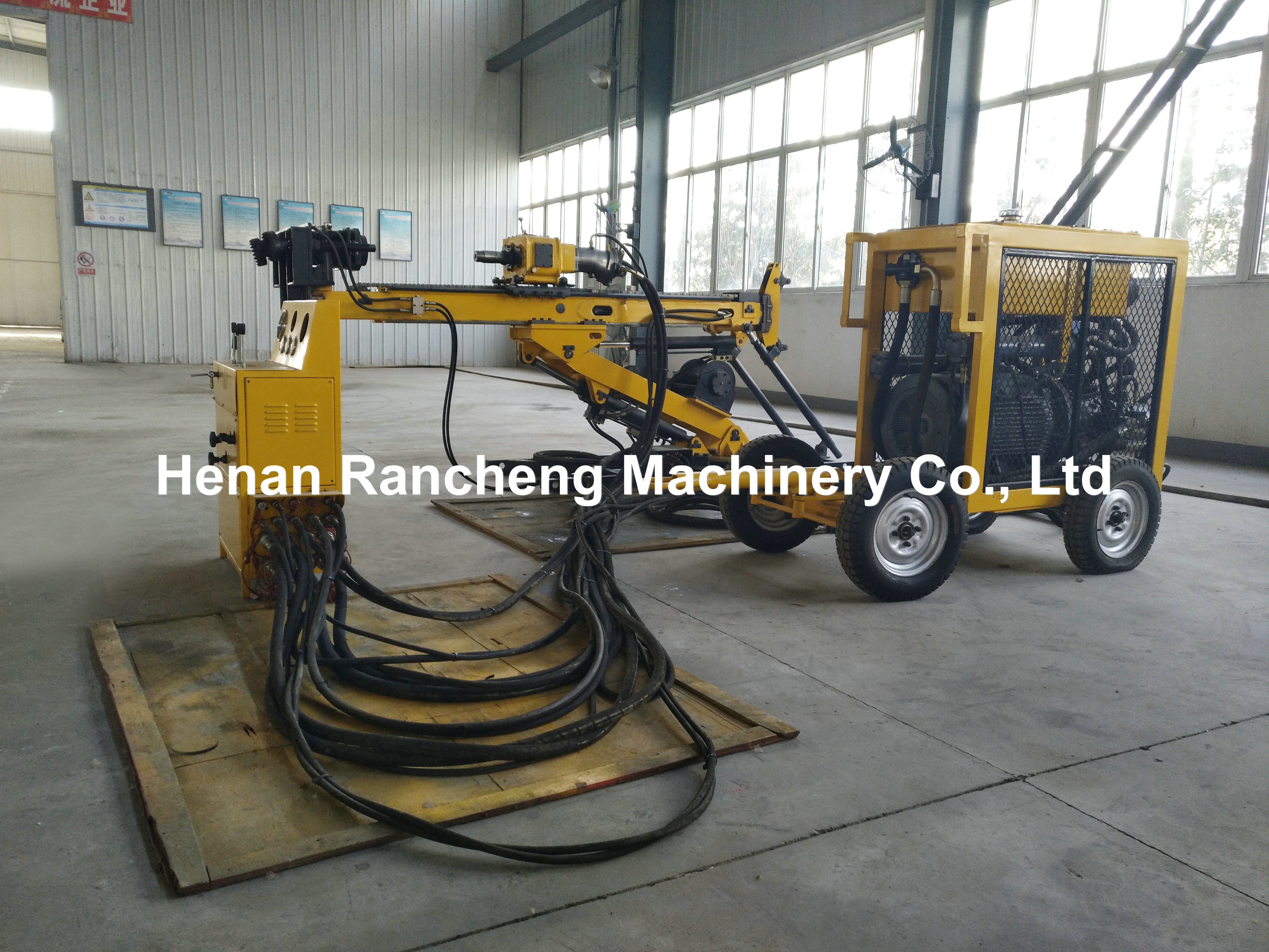 75KW Electric Motor Core Drill Rig Machine Underground 550m Drilling Depth