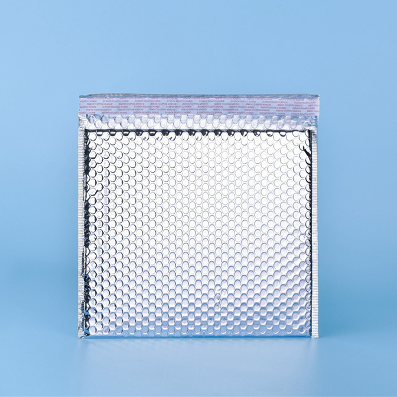 Shining Biodegradable Cosmetic Metallic Shipping Bags 6x10''
