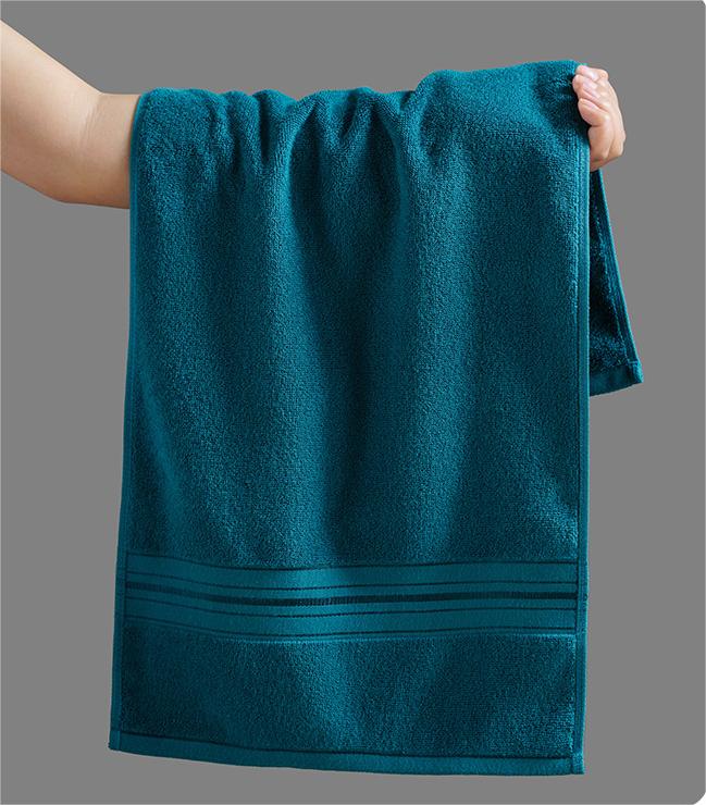 Hotel Luxury 100% Cotton White Bath Hand Face Towel Set with Custom Embroidery Logo