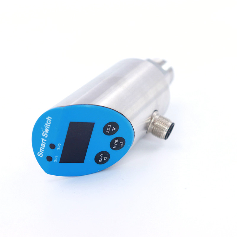 IP67 PNP Electronic Digital Differential Pressure Switch For Liquid Gas