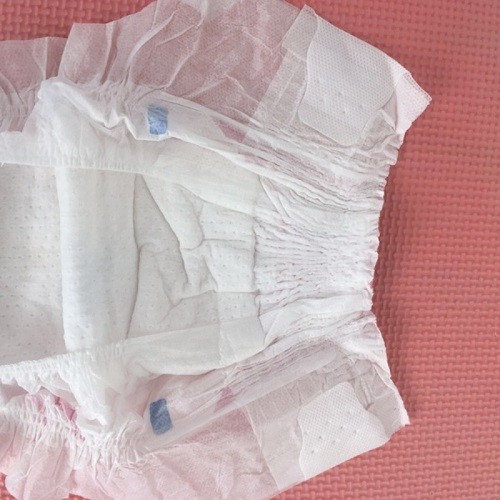 Cute Printing Breathable Magic Tapes Soft Baby Diaper Back Sheet Strong