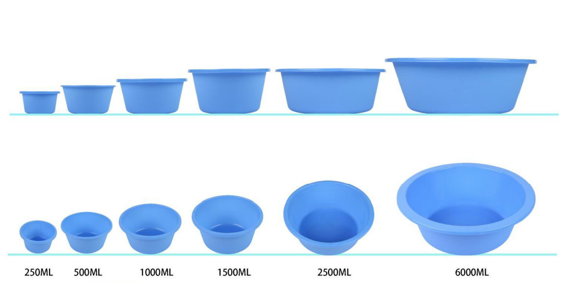 Customized Disposable Medical PP Bowls 120 - 8000cc Plastic Kidney Dish