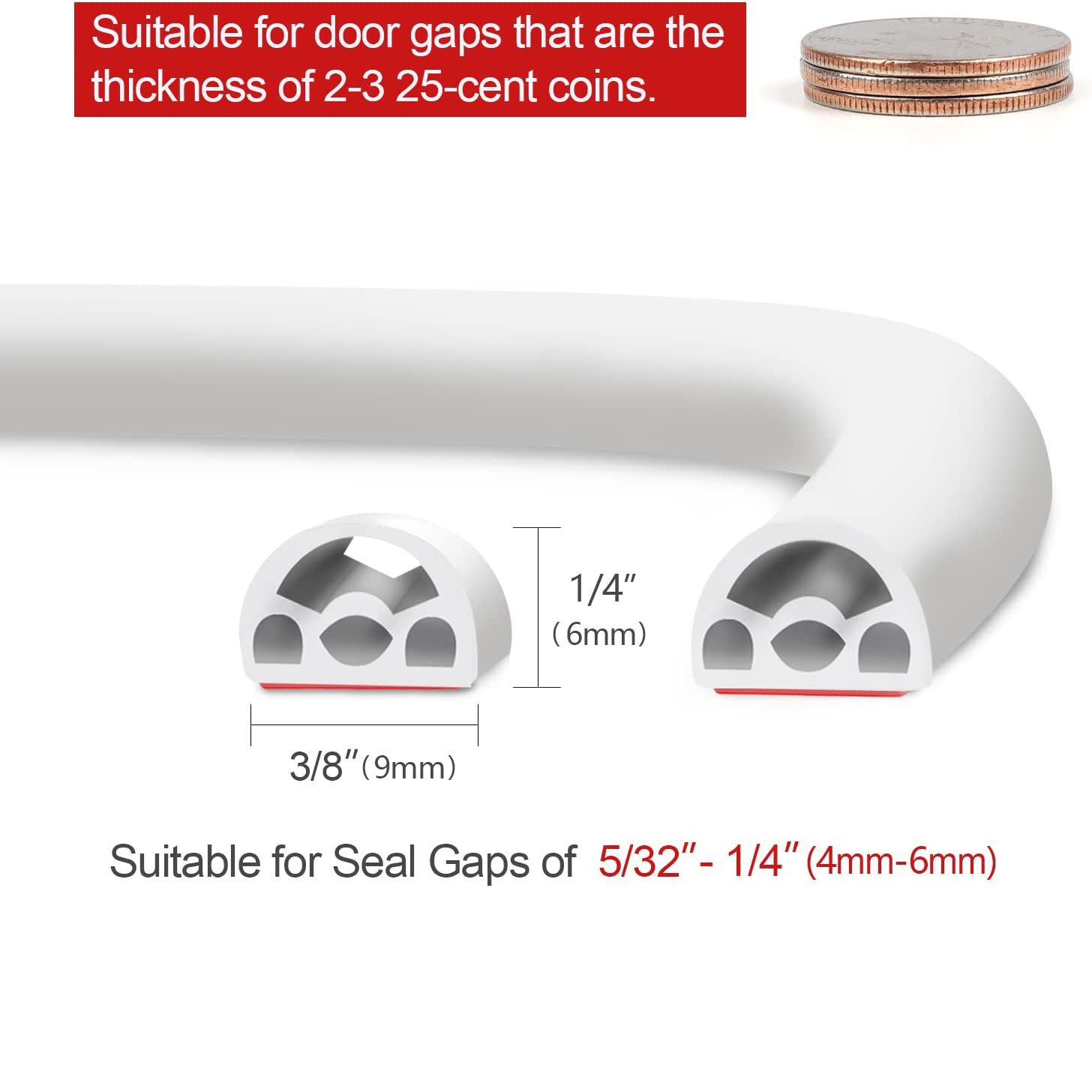 TS16949 Certified Multi-Layer Self-Adhesive Silicone Weather Stripping for Doors Windows