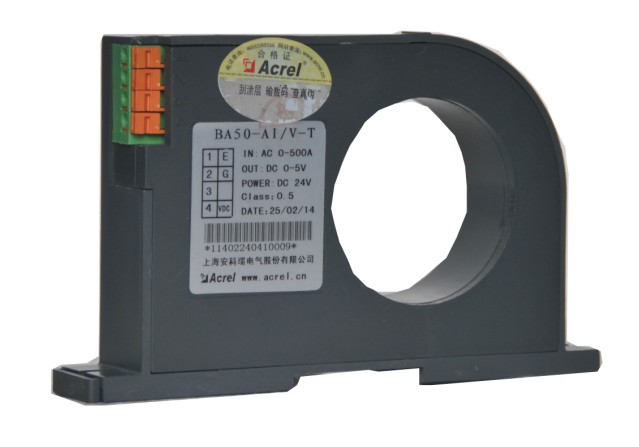 4-20mA Output 50mm Through AC Electric Current Transducers BA50-AI/I