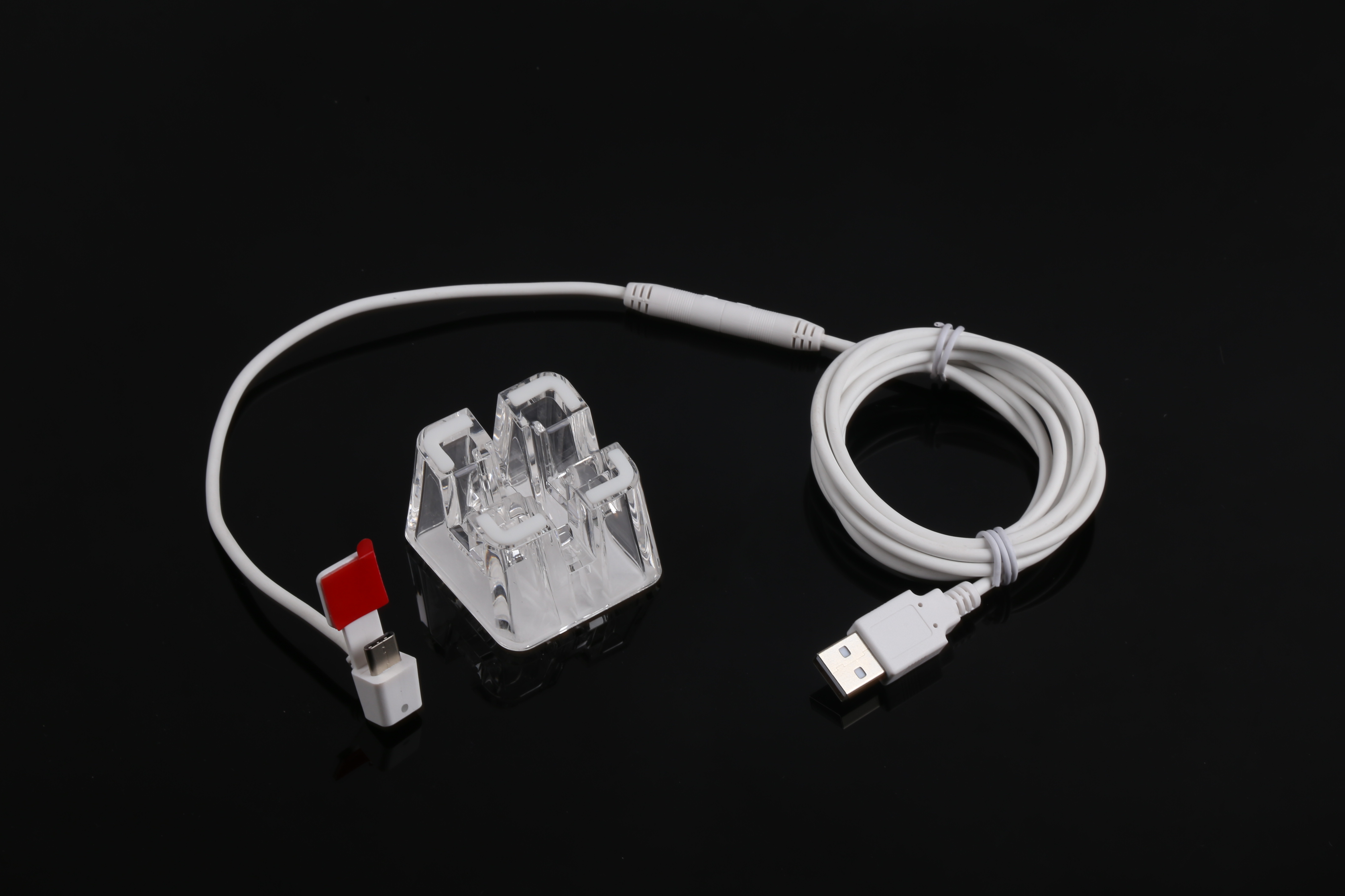 COMER anti-theft security display acrylic tablet secure lock stands with alarm sensor cable and charging cord