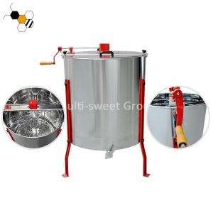  Centrifugal 68cm Diameter 6 Frame Radial Manual Honey Extractor Manufactures