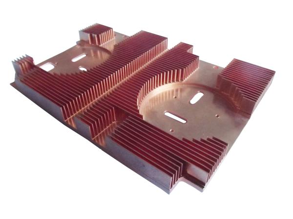 Customized Skiving Copper Heatsink Aluminum Heatsink Extrusion For Computer