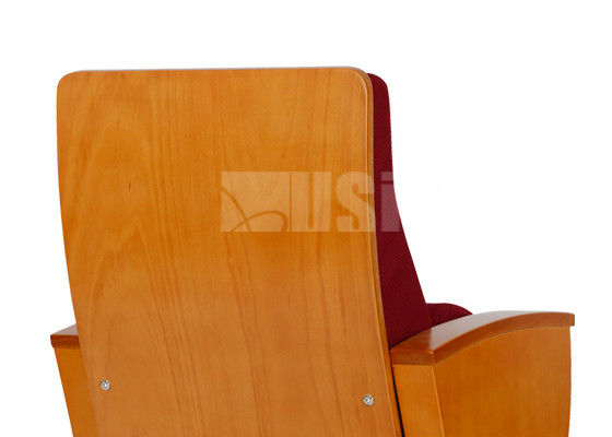Excellent Plywood Auditorium Commercial Theater Seating With Polished Alu Structural