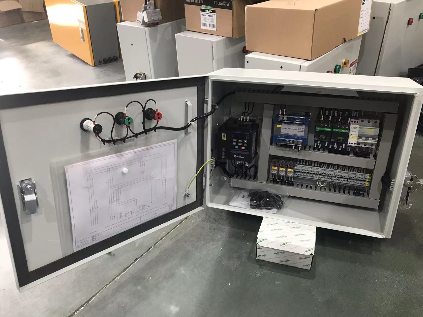 15T Inverter Control Panel For Electric Single Girder Overhead Cranes Long Traveling