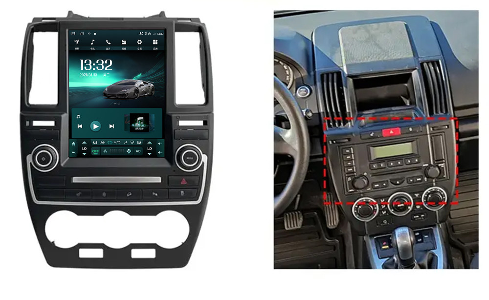 9.7 Inch IPS Android Multimedia Navigation For Land Rover Freelander 2 LR2 2007-2015