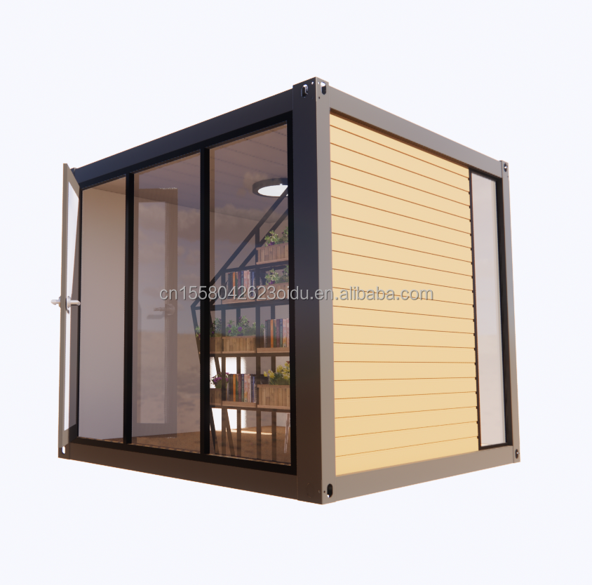 Affordable Container House with 50/75/100mm Wave Sandwich Panel Wall and Aluminum Alloy Windows
