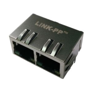  HFJ12-1G11ER-L11RL FastJack 1x2 Tab-Down Ganged Gigabit RJ45 Manufactures