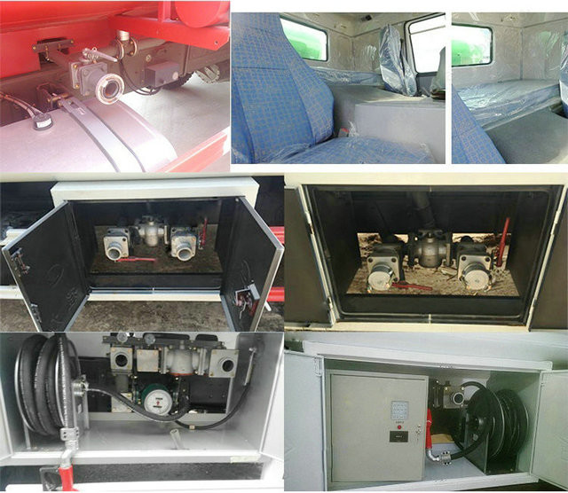 Carbon Steel Fuel Oil Delivery Truck For Vehicle Refueling Anti Corrosion 5000Liters