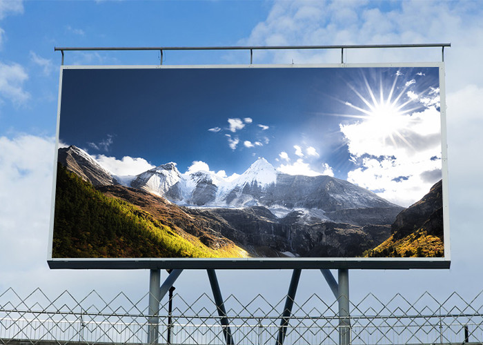 Magnesium Alloy P10 Outdoor LED Displays Naked Eye 3D Ultra Wide Viewing Angle
