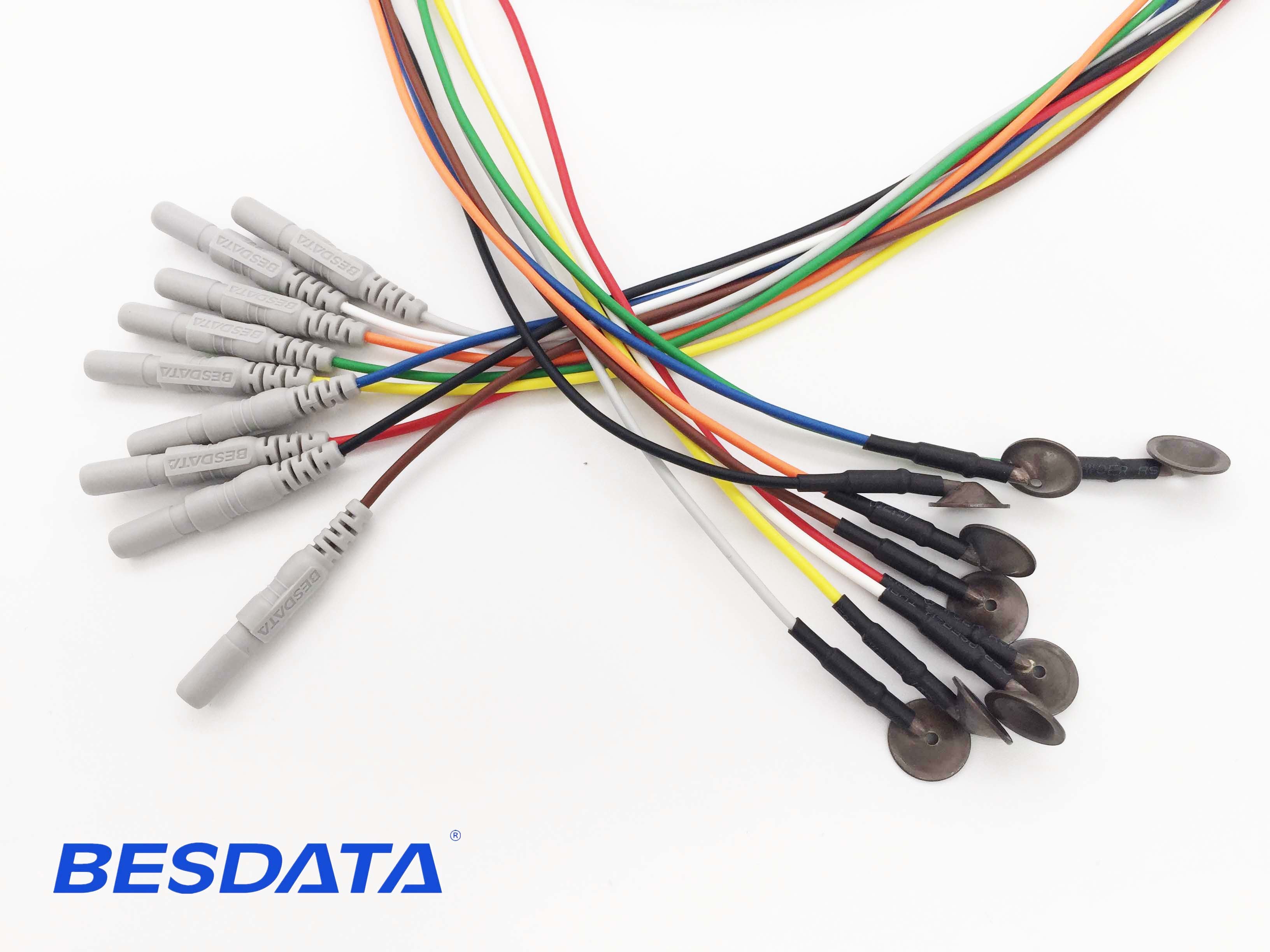 10 mm Sintered Silver Silver Chloride Electrodes with 1.5 meter leadwire