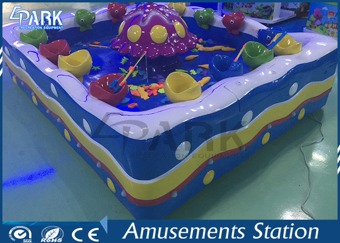 Adorable Appearance Fishing Games For Kids 14 Player Support Fiber Glass Material