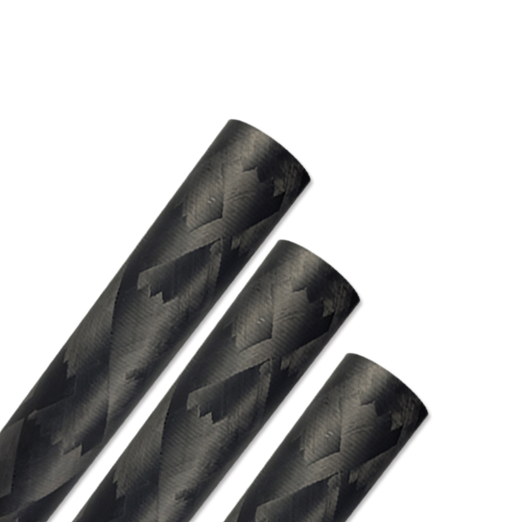 Customer's Requirement Carbon Fiber Tube Filament Winding with Customized Thickness