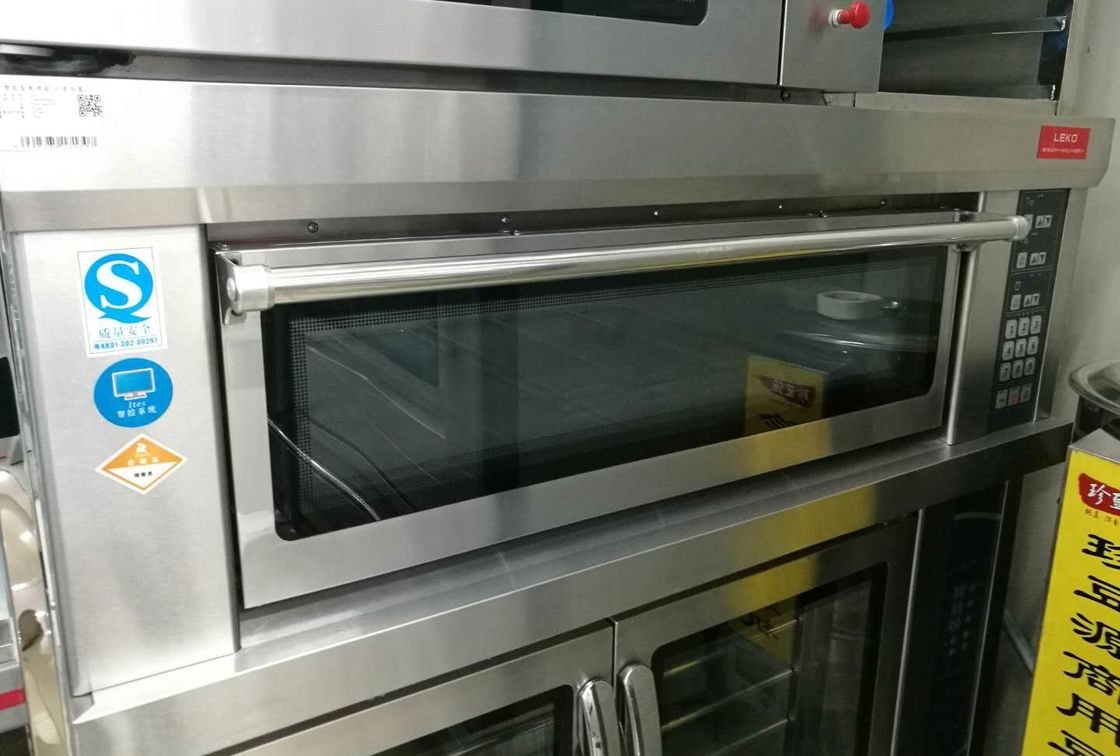 2 Trays Per Chamber / Electric Baking Ovens with Micro - computer Intelligent Control Smart Preset