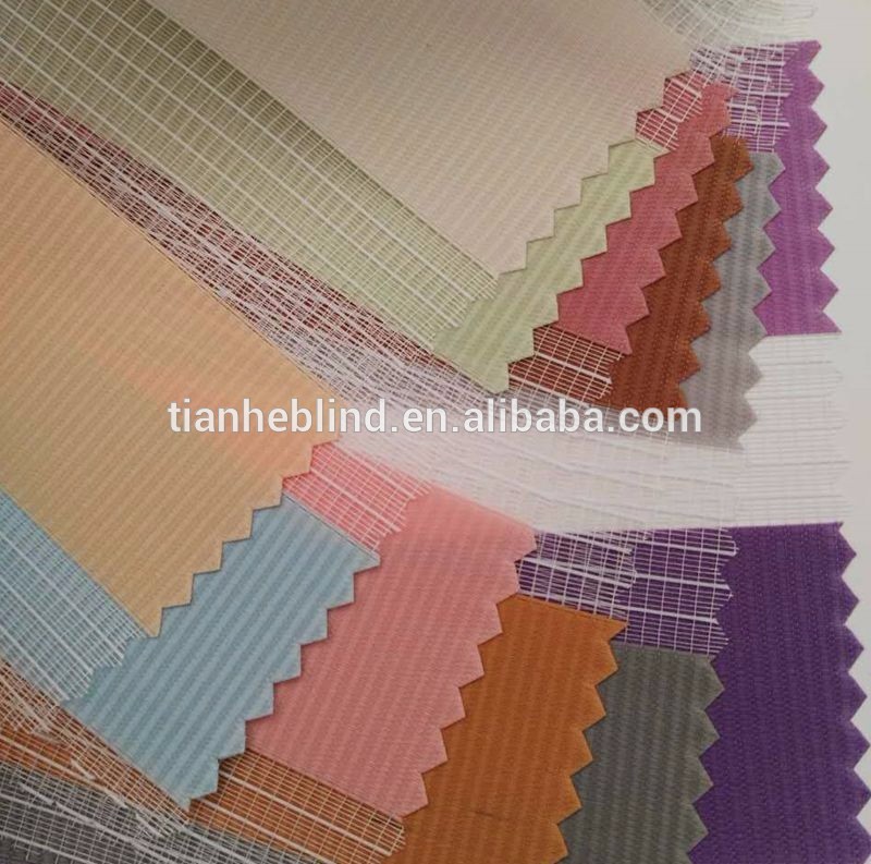 Factory Price night combi blind double roller shades blackout zebra blinds fabrics