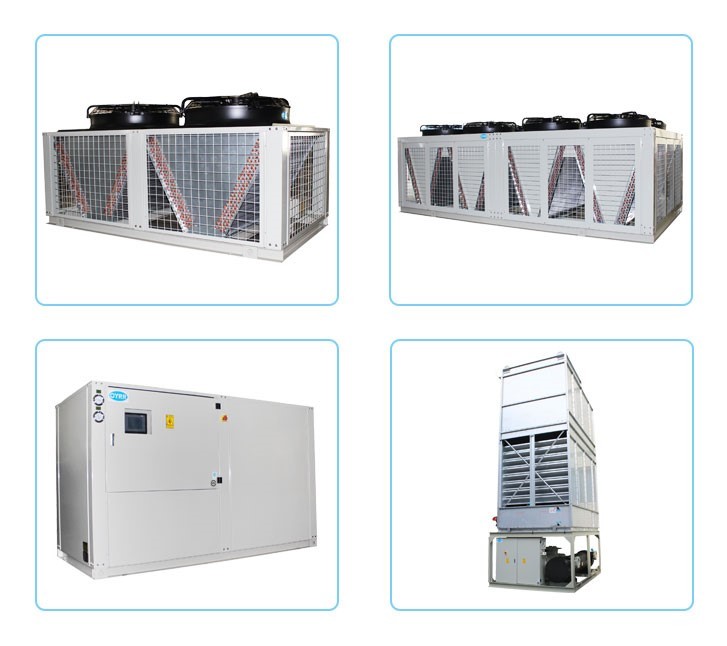 Screw Industrial Water Cooled Chiller Machine R22 With Hanbell Compressor
