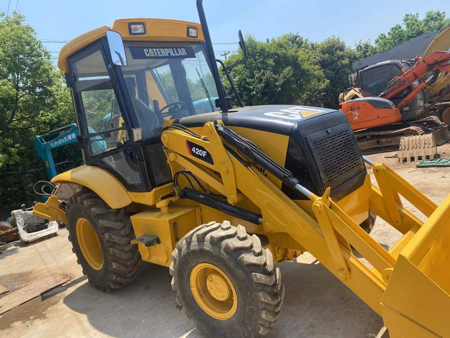 Used Retro Excavator 420F Caterpillar 420 420F CAT420 Machinery Backhoe Excavator Loader
