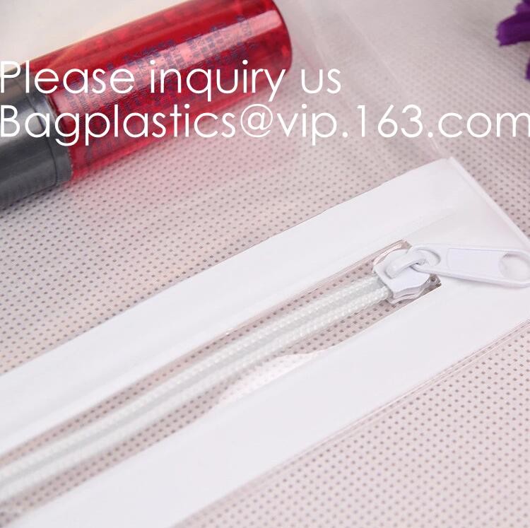 Customized Printing EVA Pouch Clear Cosmetic Bag Waterproof Toilet Bag for Travel,eva zipper slider cosmetic bag, bageas