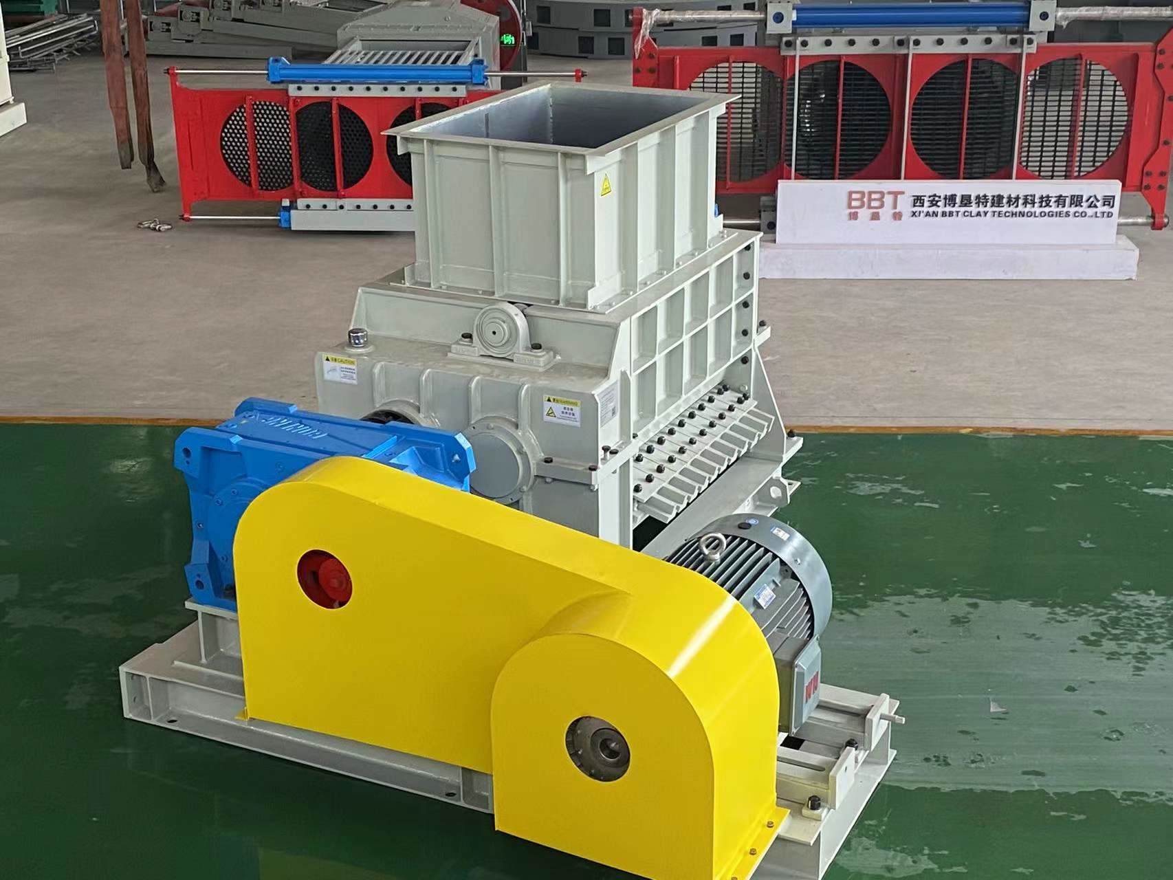 BBT Double Roller Crusher Machine For Auto Brick Making Line
