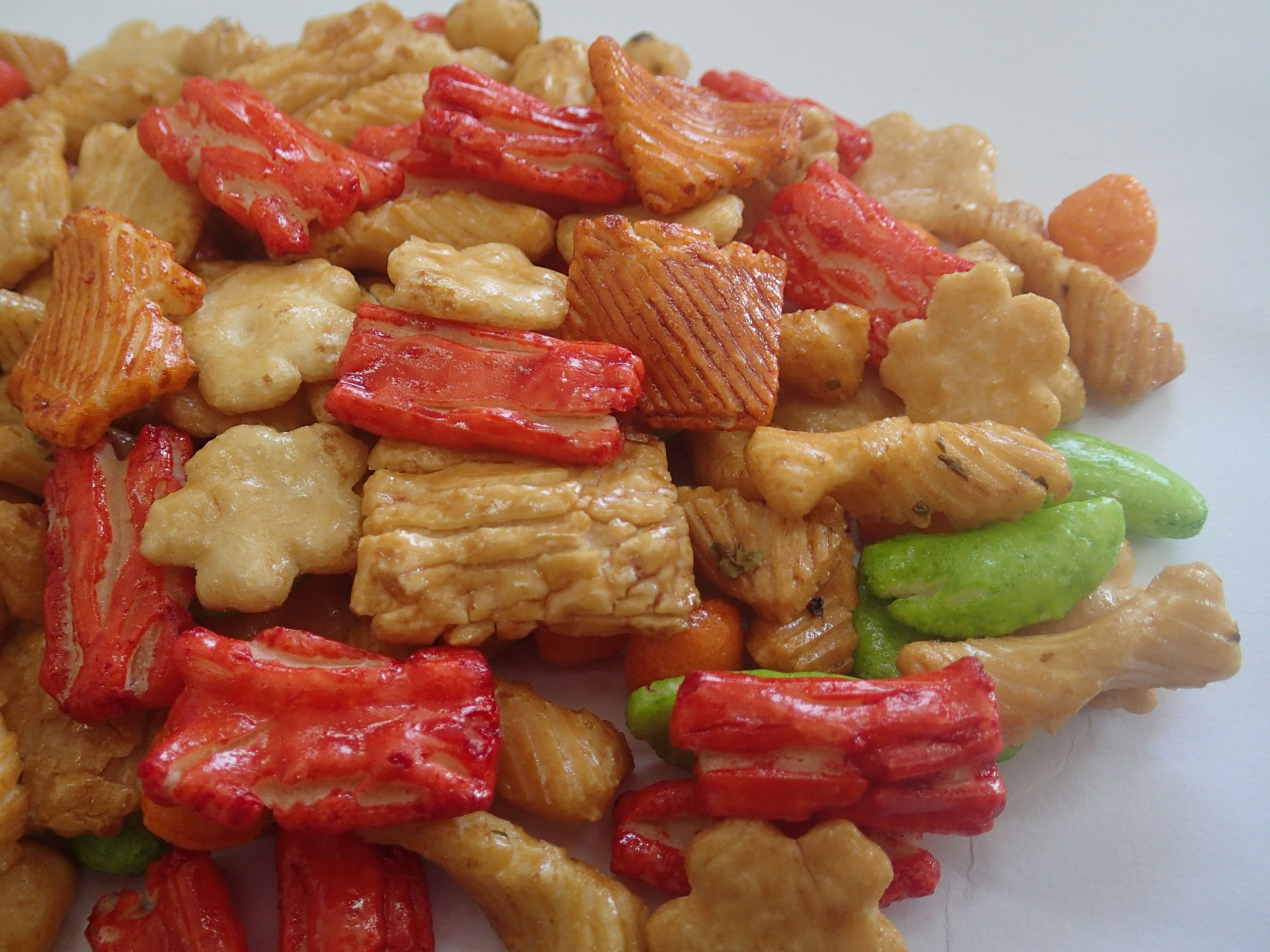 7.5kg Japanese Soy Sauce Rice Crackers Low Sugar Malto Dextrin
