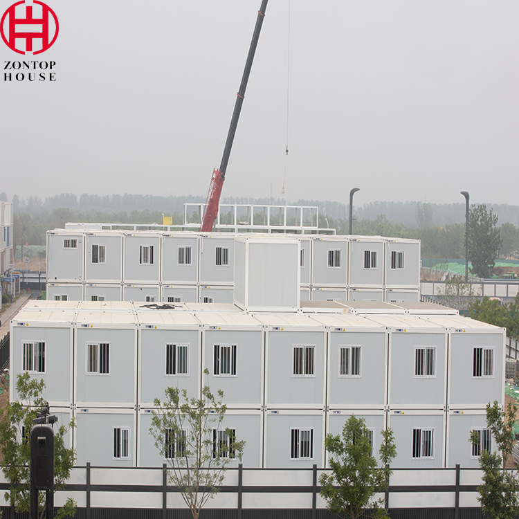 Zontop Luxury Prefabricated Modular Cheap Depot Stackable Container Houses 2 Story Prefab Home