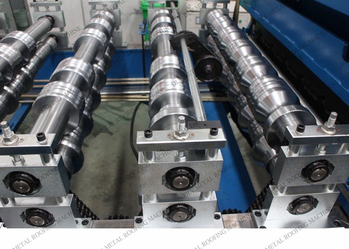1250mm Roofing Sheet Roll Forming Machine Ppgi Corrugated Metal 380v
